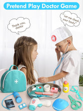 Lehoo Castle Kids Doctors Set, Pretend Doctor Kit Toys Medical Playset, Wooden Play Toys, Educational Toys for 3 Year Old Boys