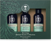 Neals Yard Remedies Reviving Shower Scents Collection Gift Set  Uplifting Shower Gels With Organic Essential Oils  Vegan Shower Gels Made With Organic Ingredients