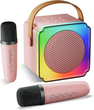 Karaoke Machine 2 Microphones, Toys for 3-10 Year Old Girl Gifts for 3-10 Year Olds Girls Toys Age 3-10, Mini Karaoke Machine Kids Microphone for Kids Karaoke Machines for Girls Birthday Presents