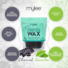 Mylee Professional Hard Wax Beads 500g, Stripless Depilatory Waxing Pellets Solid Film Beans No Strip Needed, Painless Gentle Hair Removal of Full Body, Face & Bikini Line (Both Wax Pouches)