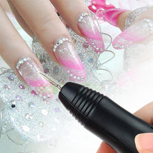 DiiDa Professional Electric Manicure Drill Set Acrylic Nail Gel Polish Remover Electric Nail Files Pedicure Kit with [100pcs Sand Rings+1 Powder Brush]