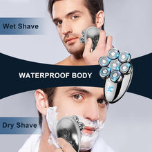 Head Shavers for Men LED Bald Head Shaver Cordless Rechargeable Electric Shavers with 5 Replaceable Grooming Shaving Heads IPX7 Waterproof Grooming Kit with Beard Clippers Nose Trimmer