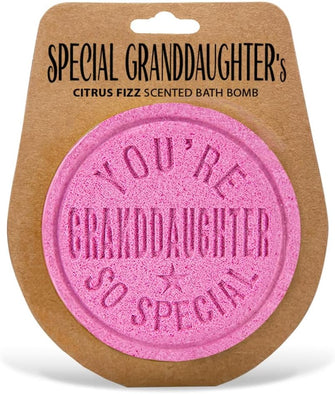 H&H Personalised Scented Bath Bombs - Special Granddaugter