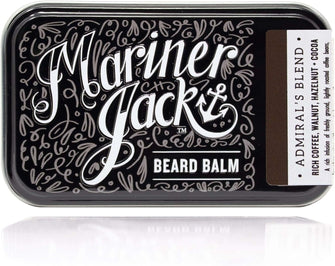 Mariner Jack Admiral's Blend Beard Balm - Rich Coffee, Walnut, Hazelnut and Cocoa - 30ml/1.05 fl.oz