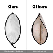 A-Z Personalized Makeup Bag,Birthday Gifts for Women Mom,Gifts for Best Friend,Bride Bridesmaid Cosmetic Bag(L)