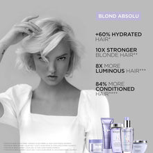 Krastase Blond Absolu, Anti-Brass Purple Shampoo, Toning, For Cool Blondes & Grey Hair, With Hyalu