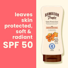 Hawaiian Tropic Satin Protection Sun Lotion SPF 50 with Mango and Shea Butter 180ml