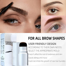 Eyebrow Stamp Stencil kit,Brow Lamination Kit,One Step Eyebrow Tint Brow Stamp Shaping Kit,Waterproof Adjustable Eyebrow Stamp Makeup Tools+10pcs Reusable Eyebrow Stencils,2 Eyebrow Brush-Dark Brown