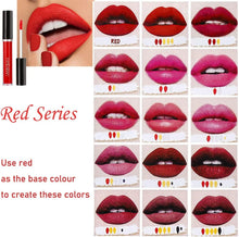 Gamufw DIY Lip Glosse Set 5 Colors Matte Liquid Lipstick Long Lasting Moisturizer Smooth Lip Tone Pigment White/Red/Black/Blue/Yellow (B)