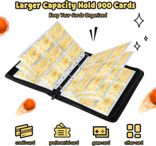 Mactoou Trading Card Binder 9-Pocket, 900 Pockets Card Binder Folder Compatible with TCG, MTG Cards, Extra Large Card Album Holder with 50 Removable Sleeves for Boys Girls Collectors