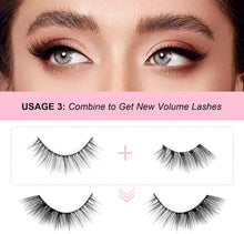 Glowingwin Half Lashes with clear band Fake Lashes Cat Eye Lashes Natural Look False Eyelashes 10 Pairs Corner Lashes 3/4 Lashes Handmade Transparent Strip Lashes Reusable Mink Fluffy Lashes