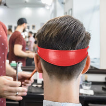 Neckline Shaving Template Curved Silicone Haircut Bands Hair Trimming Guide for Men Hair Cutting Tool Haircut Template for Men DIY HomeRed