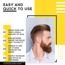 Lincoln Premium Beard Balm for Men - Beard Moisturiser for Men w/Coconut Balm & Shea Moisture Beard Balm, Ideal Face Moisturiser for Men & Beard Growth Balm, Alternative to Beard Oil & Beard Wax 100g