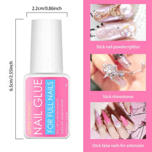 1  8g False Nail Glue Extra Strong,Nail Glue for Nail Repair,False Nail Adhesive for Applying Artificial Nail Tips Manicure,Super Strong False Nail Glue For Acrylic Tips
