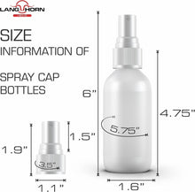 Lang Horn 6 PCS 100ML Spray Bottles Plastic Transparent Mist Spray Bottle empty spray bottle Travel bottle Refillable Small spray bottle small bottles Best for Cosmetic Perfume and Liquids