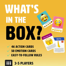 Ginger Fox Emoji Party Card Game  New 2024 Edition  Fast-Paced Happy Family Style Gameplay with Action Cards  Travel-Size Game for Kids & Adults Aged 8+  Easy to Learn & Fun to Play Entertainment