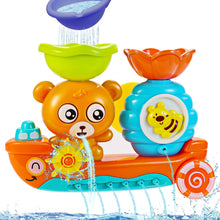 Jovicos Baby Bath Toys, Bear Bathtub Toy for Toddlers 1-3, Kids Water Toys for Waterfall Shower Toys Game, Bath Time Baby Toy for 1 2 3+ Year Old Boy Girl Toddler Gift Toys Set