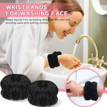 Face Wash Wristbands Spa Washing Face Sweatbands Makeup Elastic Wrist Wash Band Absorbent Towel Wristband Wristbands for Washing Face skincare Women Girls Keep Liquid from Spilling Down Arms