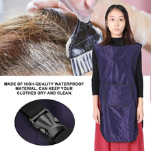 Hairdresser Apron - Salon Apron, Anti-static Waterproof Oil Proof Hairdressing Barber Apron (Color : Blue)