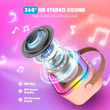 Dislocati Karaoke Machine 2 Microphones, Birthday Gifts for Girls Toys Age 3-15 Year Old Girls Gifts Kids Microphone Toys for 3-12 Year Old Girls Birthday Presents Christmas Xmas Gifts for Kids Toys