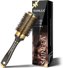 Hair Brush - SHINLEA Round Hair Brush for Blow Drying 43mm Aluminium Curly Hair brush, Hairbrushes for women Professional Curling, Hair Drying, Styling, Straightening and Shine