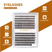 240 Pcs Individual Lashes Cluster Lashes,30D+40D D Curl 9-16Mix Lash Clusters Soft Eyelashes False Eyelashes DIY Lash Extension At Home (30D+40D-0.07D,9-16mix)