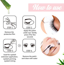 GreenLife 50 Pairs Eyelash Lash Extension Under Eye Patches Under Eye Gel Collagen Eye Pads Lint Patches