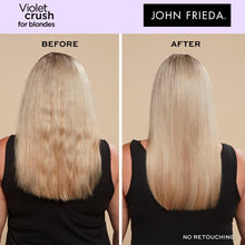 John Frieda Violet Crush Purple Shampoo and Purple Conditioner Bundle, 2 x 500 ml, Neutralising and Toning Shampoo and Conditioner