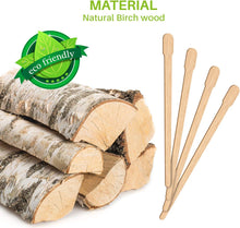 Mibly Wooden Wax Sticks - Eyebrow, Lip, Nose Small Waxing Applicator Sticks for Hair Removal and Smooth Skin - Spa and Home Usage (Pack of 200)