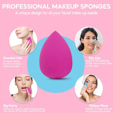 Makeup Sponge, Beauty Blenders 10 PCS, Washable Non Latex Foundation Sponge, Use Dry and Wet Both, for Liquid, Cream and Powder, Gift for Women (10)