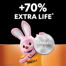 DURACELL 2025 Lithium Coin Batteries 3V (4 Pack) - Up to 70% Extra Life - Baby Secure Technology - For Use in Key Fobs, Fitness Watches and 3D Glasses - Baby Secure Packaging