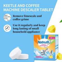 NATRUTH Powerful Limescale Removal, 20 PACKS Kettle Descaler Tablets, Descaler for Coffee Machine,Iron