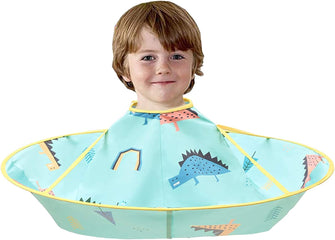 CCbeauty Kids Hairdressing Gown,Hair Cutting Cape,Snap Closure Child Boys Girls Barber Cape,Styling Waterproof Salon Apron,Lightweight Polyester Anti-static Household for Children