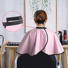 Noverlife Pink Makeup Cape, Shortie Comb-Out Beard Shaving Cape, Beauty Salon Styling Bib for Client, Barber Shop Shampoo Cloth Makeover Shawl for Cosmetic Artist Beautician Hairdresser