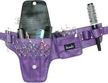 Kassaki Hairdressing Tool Belt Scissor Holster Pouch Bag in Purple