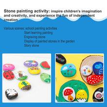 Hisredsun 16 Pcs Painting Rock,pebbles for Arts and Craft Painting,Smooth Large Pebbles for painting,Natural river Stone 5-8cm