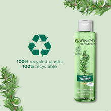 Garnier Organic Thyme Purifying and Perfecting Toner for Combination and Oily Skin, Enriched With Salicylic Acid 150 ml