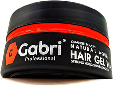 Gabri Professional Orange Touch Tropical Fruit Scented Natural Aqua Gel Hair Wax  Strong Hold/Shine/Long Stay 150ml