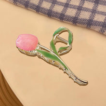 Ferillery 2PCS Metal Hair Clips Tulip Large Hair Clips Flower Hair Claw Clips Women Girls Hair Accessories Nonslip for Thicken Hair Curly Straight Long Hair