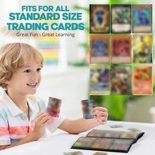 KAHEIGN 9-Pocket Trading Card Album, 540 Pockets PU Leather Card Folder Card Binder Holder Album with Elastic Strap for Pkmon Yu-Gi-Oh Sports Game Cards Collect