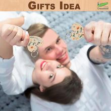 50 PCs Wooden Keyring Blanks Hearts Set: 25 Blank Wooden Hearts 5cm + 25 Keychains - Unfinished Wooden Hearts for Crafting Wood Keyrings