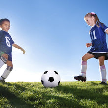 Grevosea 2 Pack Mini Soft Toddler Soccer Ball, 5.5inch Mini Soccer Ball with Air Pump Small Soccer Ball for Toddlers and Babies Black and White Baby Soccer Ball