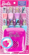 Barbie 8 pcs Non Toxic Nail Polish Set for Kids with Nail Dryer  Nail Varnish for Girls  Gifts for Ages 3+ by Townley Girl (Battery Not Included)