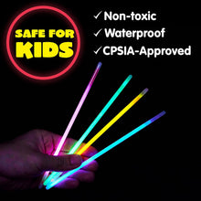 JOYIN 100 Pcs Glow Sticks Bulk 20cm Glowsticks, Glow Stick Bracelets Necklaces, Glow in the Dark Supplies, Accessories, Easter, Christmas, Halloween Party Supplies Pack