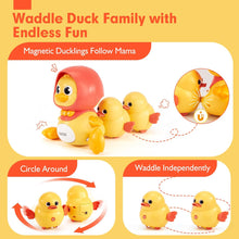 hahaland Baby Crawling Duck Toy Baby Toys for 0-6 Months 1 Year Old Boys Girls, Musical Light Interaction Walking Tummy Time Sensory Toys Sound Toys with Lullabies Birthday Present Gifts