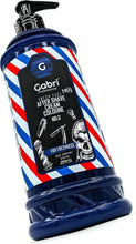 Gabri professional after shave cream cologne 400ml for freshness pump dispenser