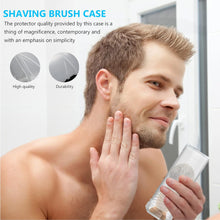 Lurrose Travel Makeup Brushes 2pcs Shaving Brush Case Travel Shaving Brush Travel Tube Shaving Brush Holder Cosmetic Makeup Brushes Case with Adjustable Height for Travel Home Shaving Brush Stand