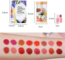 16 Colours Matte Lipstick Set Mini Capsule Lipstick Set Cute Mini Matte Red Lipstick Smooth Long Lasting Waterproof Lipsticks Makeup Set