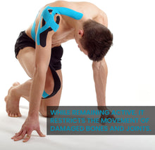 CHOKAS Kinesiology Tape 5m Roll, Elastic Therapeutic Sports Tape for Shoulder,Ankle,Elbow,Wrist,shin,Splints and Knee Support, Waterproof Physio Body Tape for Muscle Pain Relief, Boob Tape (Skin)