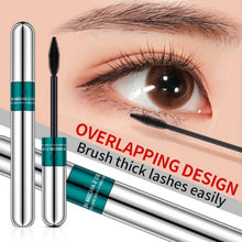 Mascara Black Waterproof,Extra Long Thick & Voluminous Lash Mascara,4D Silk Fiber Lash Mascara for Longer Thicker for Makeup